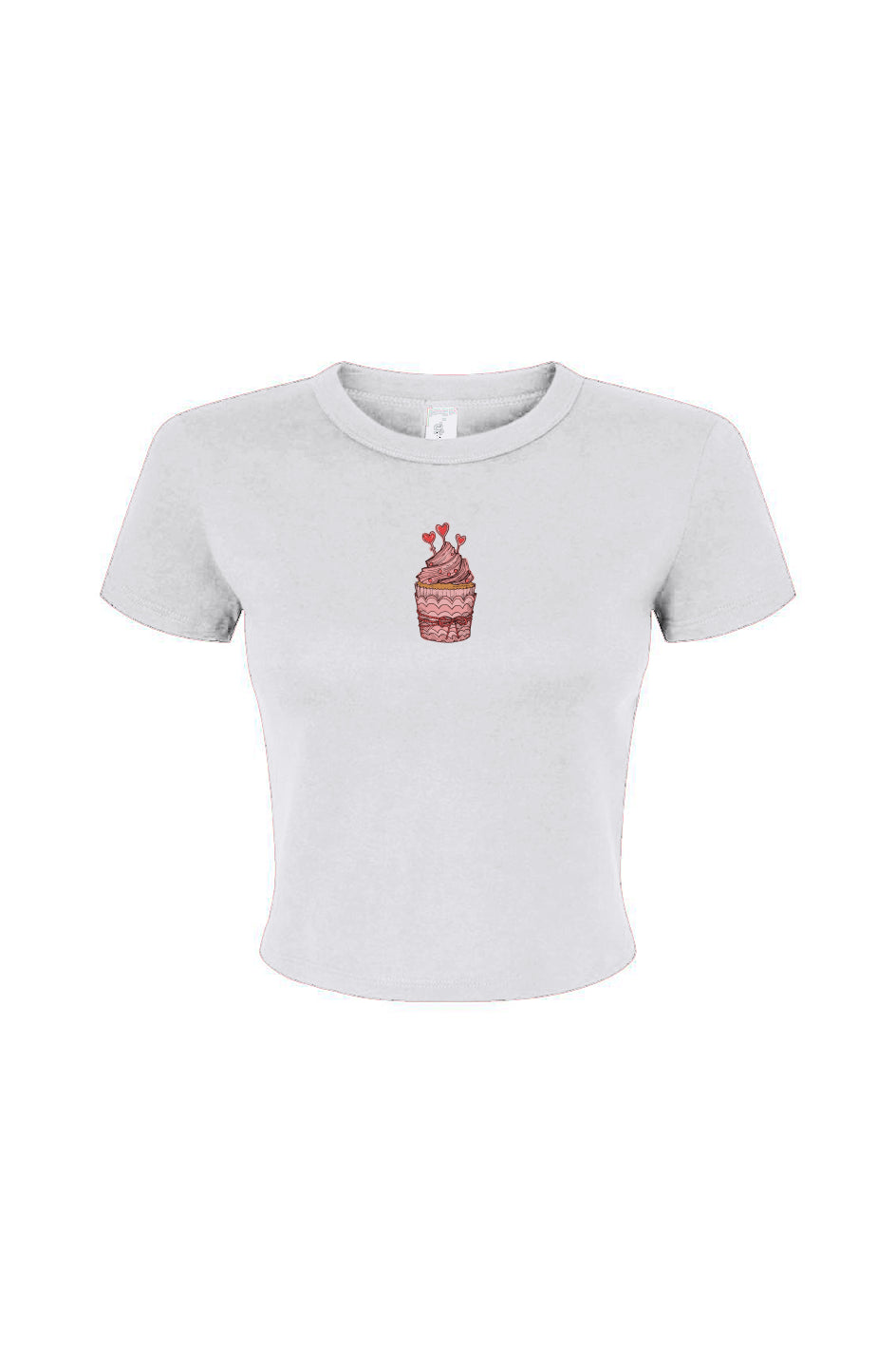 Fivvik Baby Tee - Red Cupcake