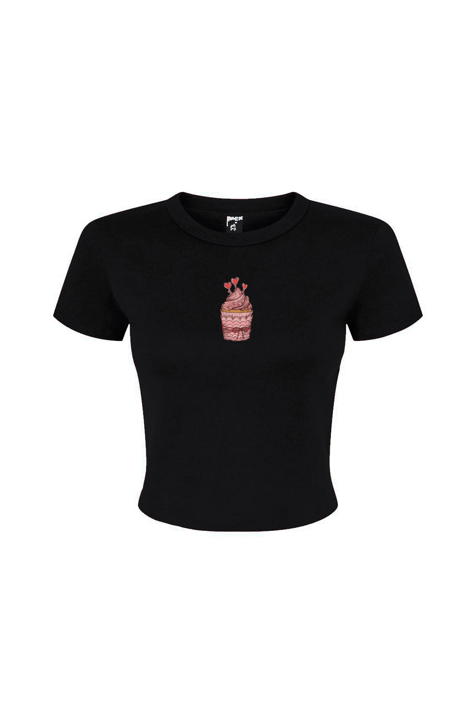 Fivvik Baby Tee - Black Cupcake